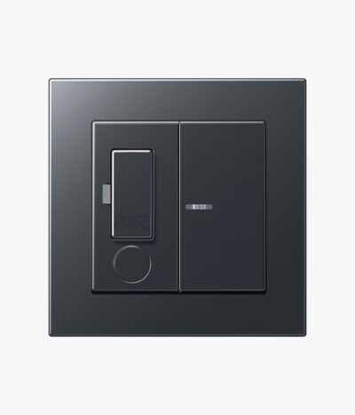 Jung A 550 Anthracite switched fused spur