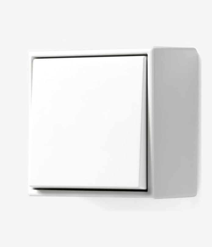 Jung LS 990 CUBE surface mounted light switch