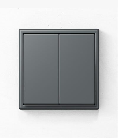 Jung Les Couleurs de Le Corbusier 32010 grey light switch
