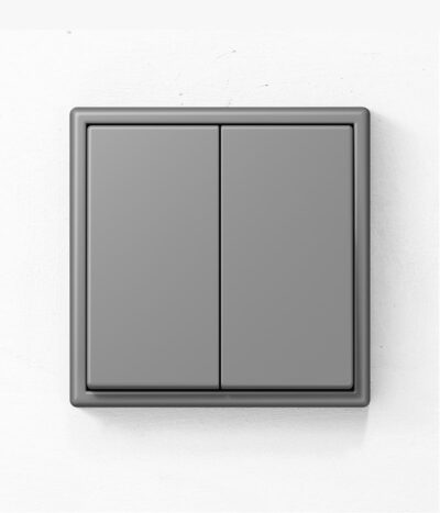 Jung Les Couleurs de Le Corbusier 32011 grey light switch