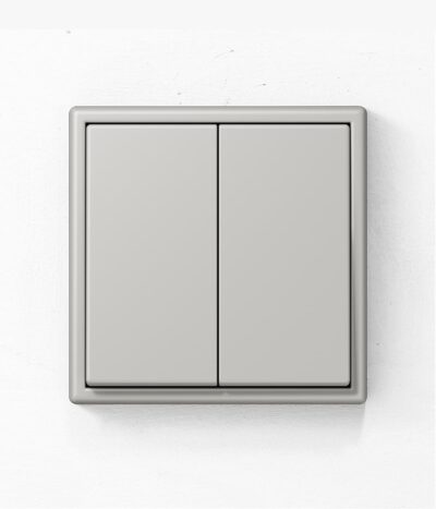 Jung Les Couleurs de Le Corbusier 32013 grey light switch