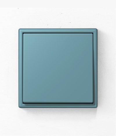 Jung LS990 light switch in Cerulean Blue 32031