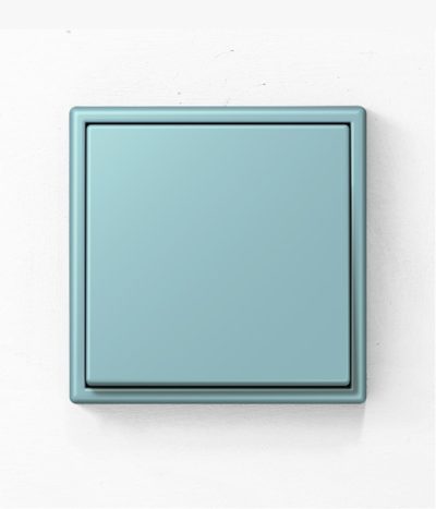 Jung LS990 light switch in Cerulean Blue 32032