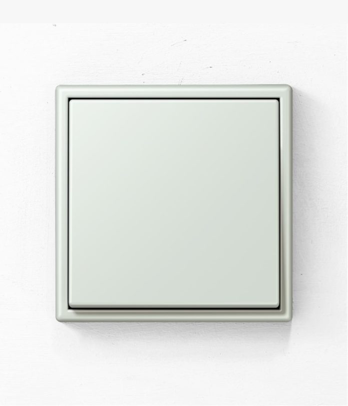 Jung LS990 light switch in Cerulean Blue 32034