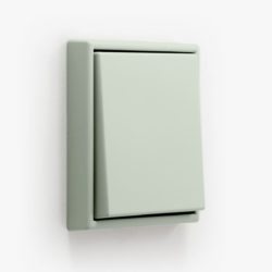 Jung Les Couleurs de Le Corbusier 32042 green light switch