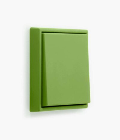 Jung Les Couleurs de Le Corbusier 32051 green light switch