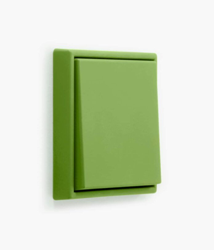 Jung Les Couleurs de Le Corbusier 32051 green light switch