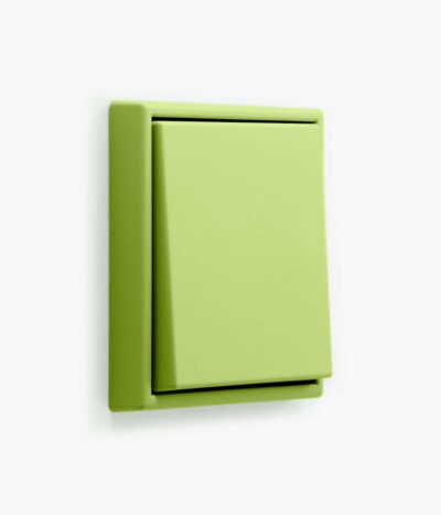 Jung Les Couleurs de Le Corbusier 32052 green light switch