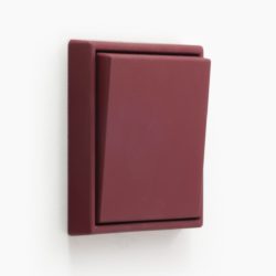 Jung Les Couleurs light switch in Le Rubis