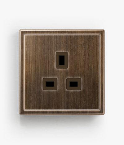 Jung LS990 Antique Brass single socket