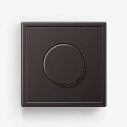 Jung LS990 Metal Dark Dimmer switch