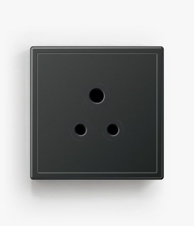LS 990 Aluminium Anthracite 5A Socket