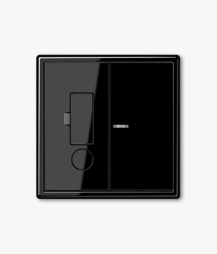 Jung LS 990 Black fused spur