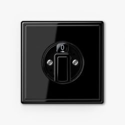 Jung LS990 Black 3-speed fan controller