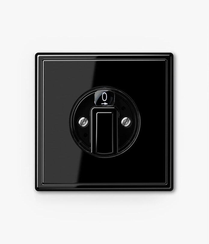 Jung LS990 Black 3-speed fan controller