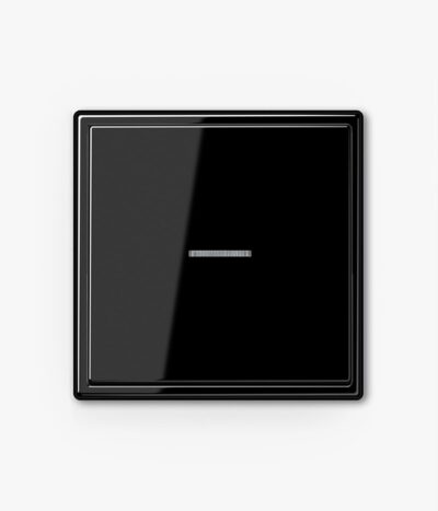 Jung LS990 Black fan isolator with light