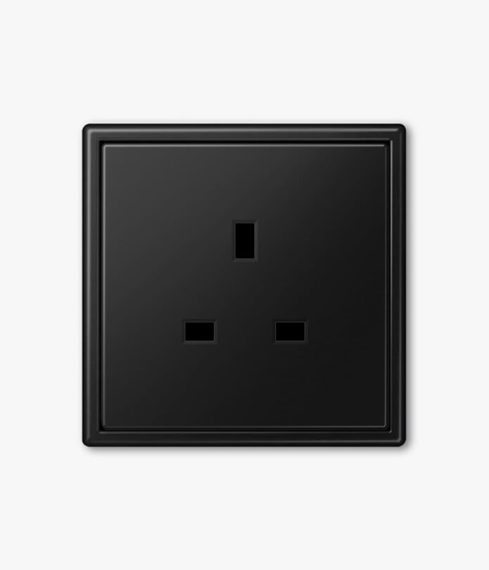 Jung LS 990 Matt Black socket