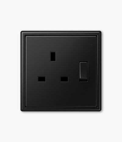Jung LS 990 Matt Black socket