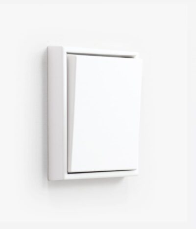 Jung LS990 Matt White single light switch