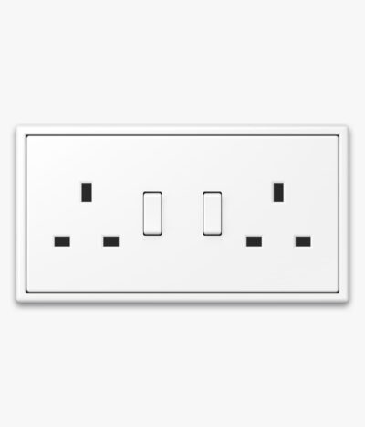 Jung LS 990 Matt White socket