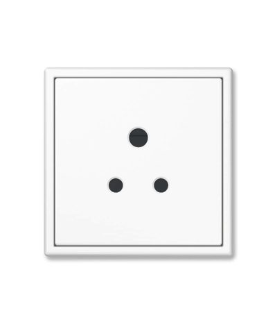 Jung LS 990 Matt White 5A socket