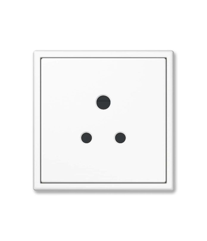 Jung LS 990 Matt White 5A socket