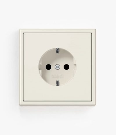 Jung LS 990 Cream Euro Sockets
