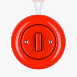 Katy Paty Colona Surface Mounted red porcelain light witch