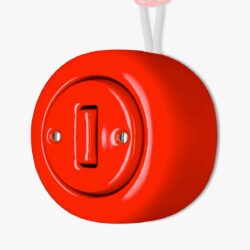 Katy Paty Colona Surface Mounted red porcelain light witch