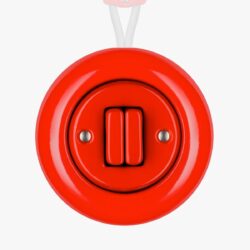 Katy Paty Colona Surface Mounted red porcelain light witch