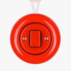 Katy Paty Colona Surface Mounted red porcelain light witch