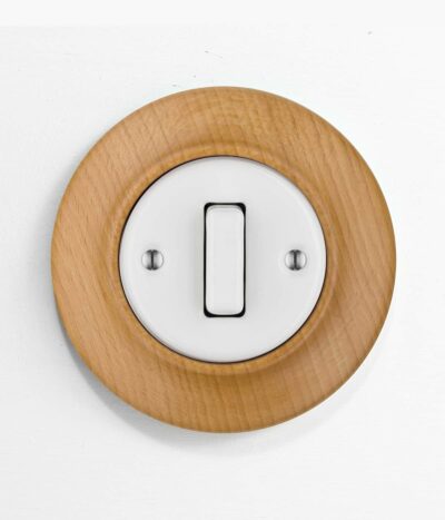 Katy Paty Roo Lignum Beech wood light switch