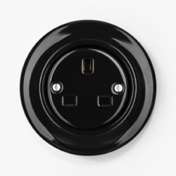 Katy Paty Roo Nigra black plug socket