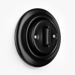 Katy Paty Roo Matt Black light switch