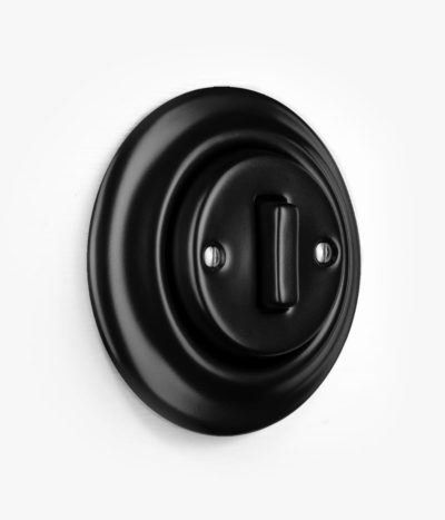 Katy Paty Roo Matt Black light switch
