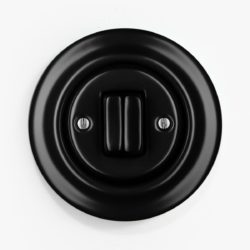 Katy Paty Roo Matt Black light switch