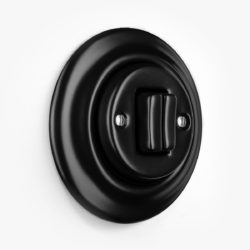 Katy Paty Roo Matt Black light switch