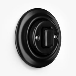 Katy Paty Roo Matt Black light switch