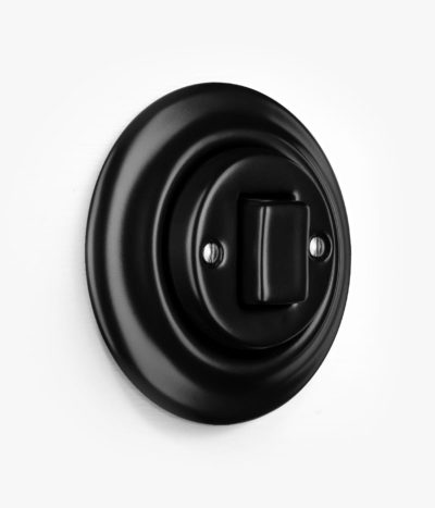 Katy Paty Roo Matt Black light switch