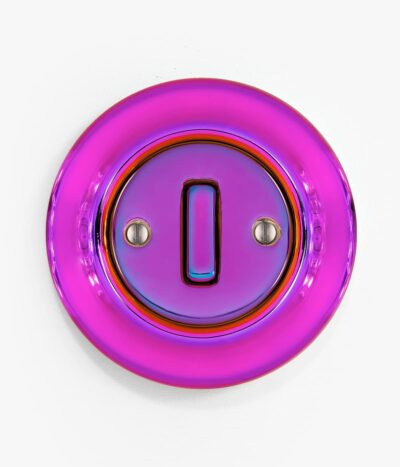 Katy Paty ROO VIOLEDO light switch in iridescent pink