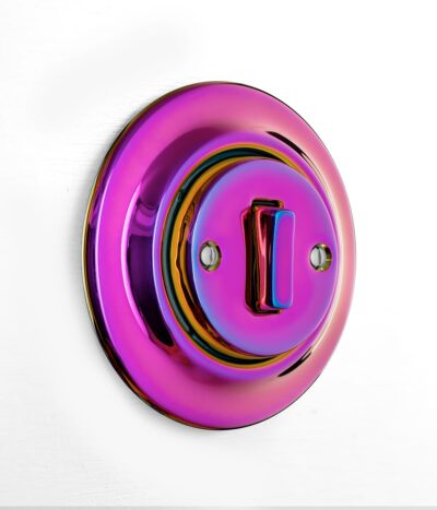 Katy Paty ROO VIOLEDO light switch in iridescent pink