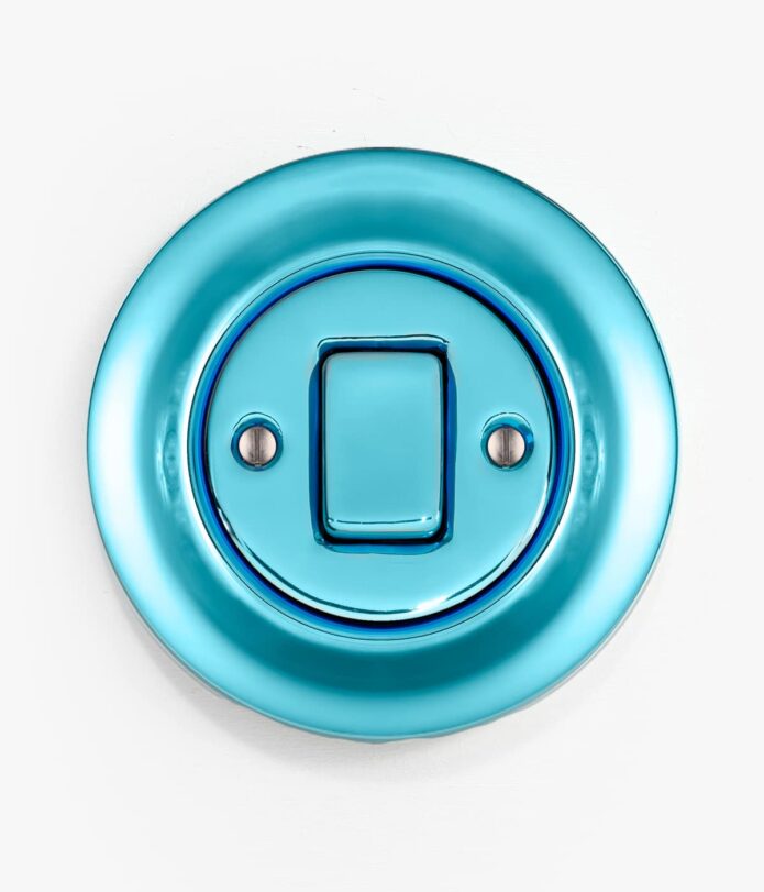 Katy Paty ROO CALEDO light switch in iridescent blue