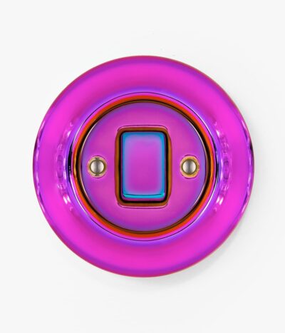 Katy Paty ROO VIOLEDO light switch in iridescent pink