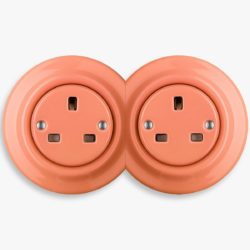 Katy Paty Roo Salmon double socket