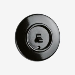 THPG Bakelite toggle light switch, round