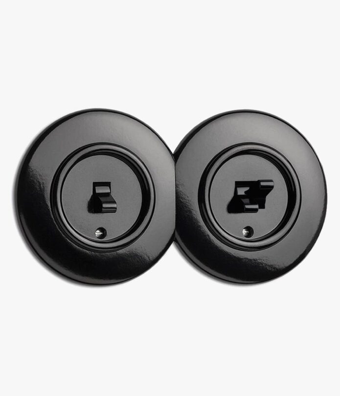 THPG Bakelite double toggle light switch