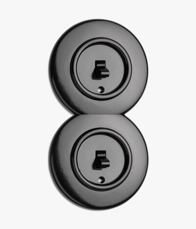 THPG Bakelite double toggle light switch