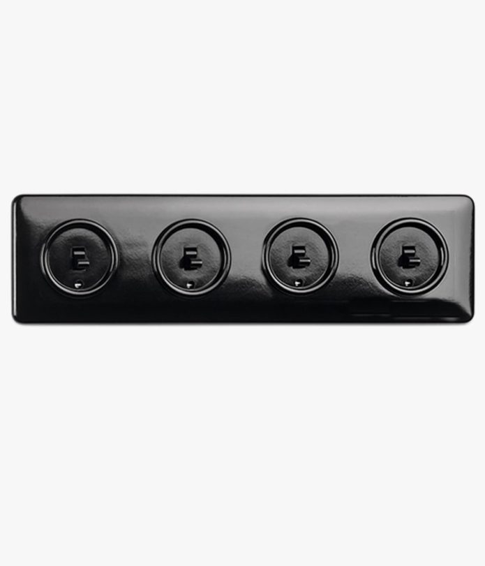THPG Bakelite switch 4gang combination