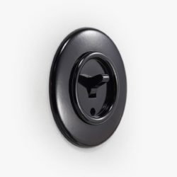 THPG Bakelite toggle light switch, round