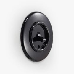 THPG Bakelite toggle light switch, round